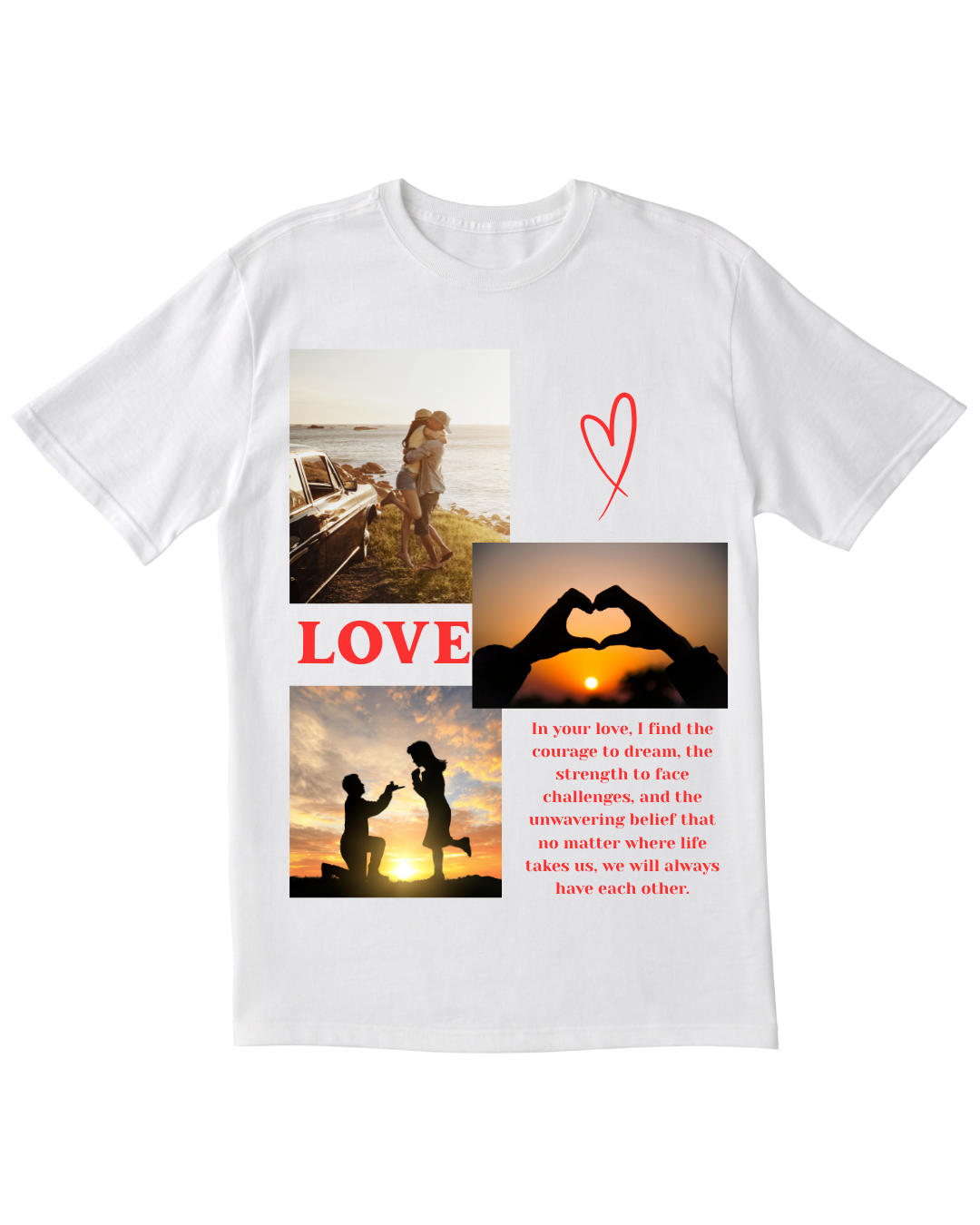 Custom Love T-Shirt ❤️