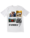 Personalised Family Photo T-Shirt - 4 Photos