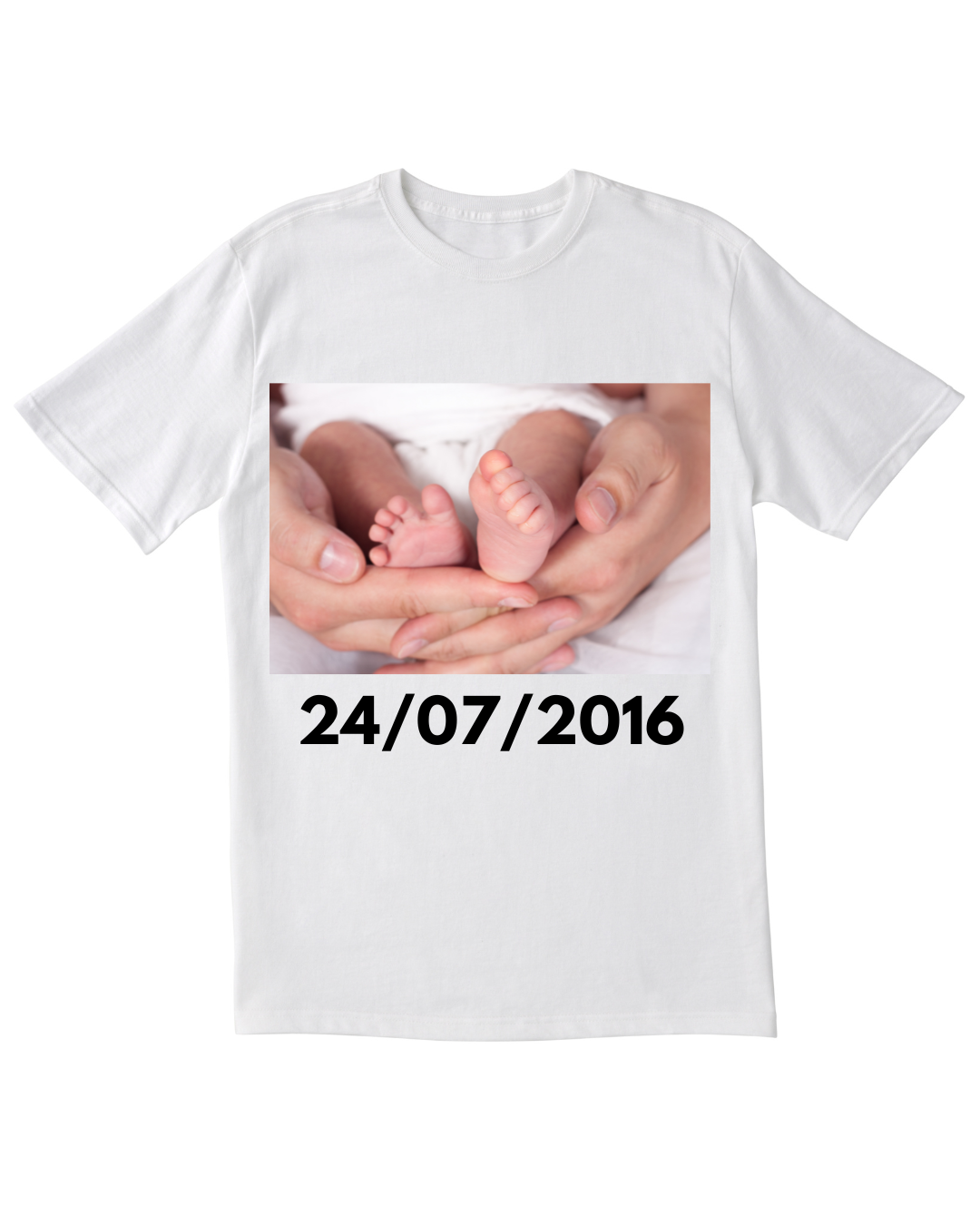 Personalised Newborn Photo T-Shirt 🤍