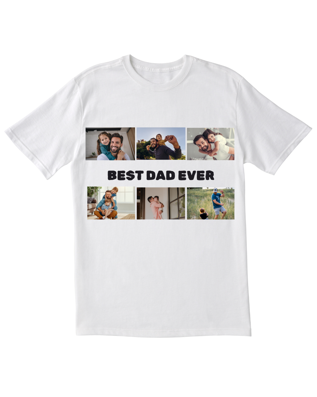 Best Dad Ever - Personalised Photo T-Shirt