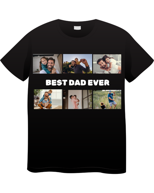 Best Dad Ever - Personalised Photo T-Shirt
