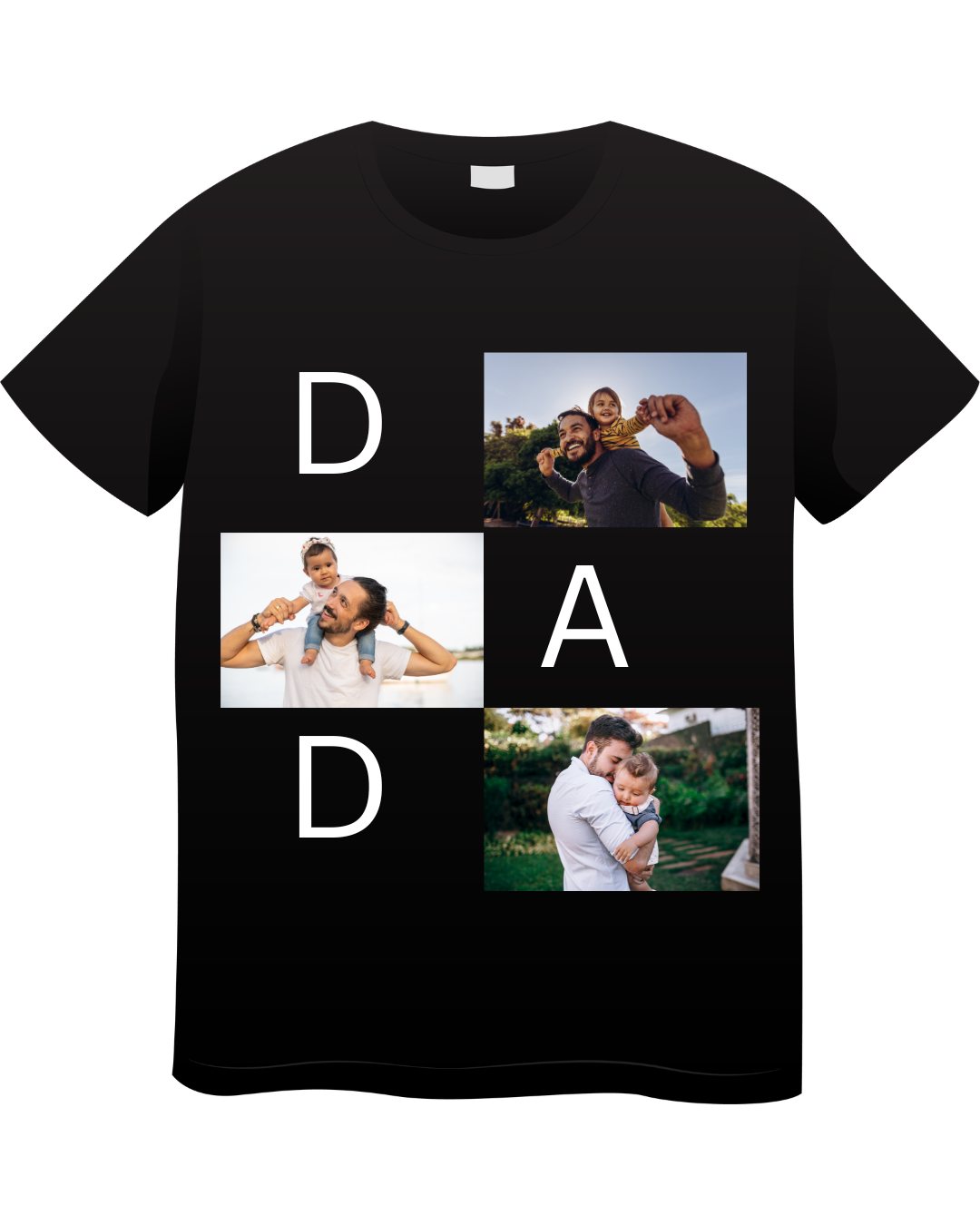 Personalised Dad Photo T-Shirt